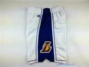 Pantalon NBA Pas Cher Los Angeles Lakers Blanc 2015 Noël