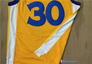 Maillot NBA Pas Cher Golden State Warriors Stephen Curry 30 Jaune