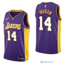 Maillot NBA Pas Cher Los Angeles Lakers Brandon Ingram 14 Purpura Statement 2017/18