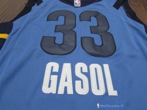 Maillot NBA Pas Cher Memphis Grizzlies Pau Gasol 33 Bleu Statement 2017/18