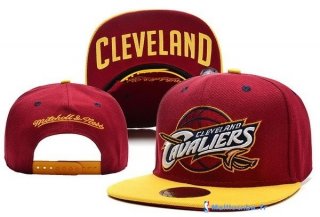 Bonnet NBA Cleveland Cavaliers 2016 Rouge Jaune 1