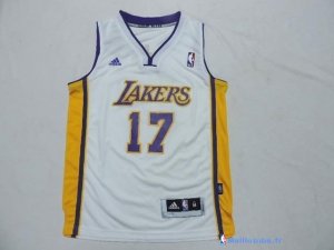 Maillot NBA Pas Cher Los Angeles Lakers Junior Jeremy Lin 17 Blanc