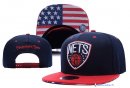 Bonnet NBA Brooklyn Nets USA 2016 Drapeau Noir