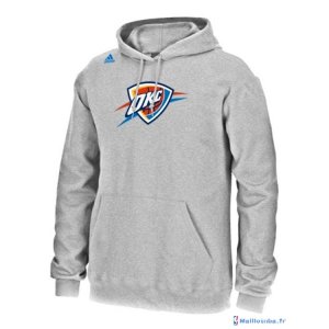 Sweat Capuche NBA Oklahoma City Thunder 0 Russell Westbrook Gris