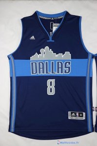 Maillot NBA Pas Cher Dallas Mavericks Deron Michael Williams 8 Bleu Profond