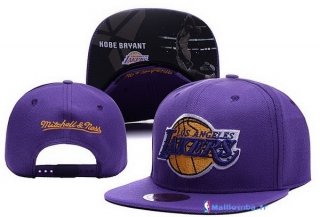 Bonnet NBA Los Angeles Lakers 2016 Pourpre