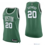 Maillot NBA Pas Cher Boston Celtics Femme Gordon Hayward 20 Vert Icon 2017/18