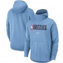 Memphis Grizzlies Nike Light Blue Spotlight Practice Performance Pullover Hoodie