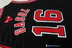 Maillot NBA Pas Cher Chicago Bulls Pau Gasol 16 Noir