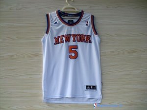 Maillot NBA Pas Cher New York Knicks Jason Kidd 5 Blanc