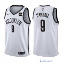 Maillot NBA Pas Cher Brooklyn Nets DeMarre Carroll 9 Blanc 2017/18