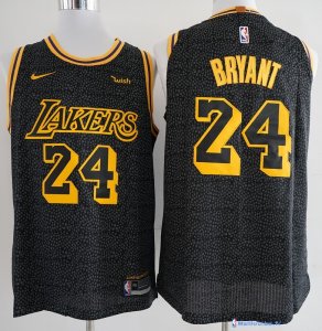 Maillot NBA Pas Cher Los Angeles Lakers Kobe Bryant 24 Noir Ville 2017/18