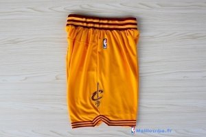 Pantalon NBA Pas Cher Cleveland Cavaliers Jaune