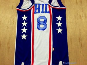 Maillot NBA Pas Cher Philadelphia Sixers Julius Erving 8 Blanc