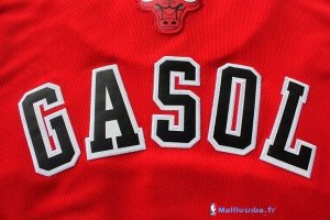 Maillot NBA Pas Cher Noël Chicago Bulls Pau 16 Rouge