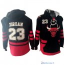 Survetement NBA Pas Cher Chicago Bulls Jordan 23 Noir Rouge