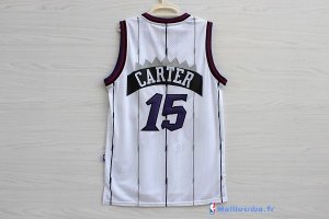 Maillot NBA Pas Cher Toronto Raptors Vince Carter 15 Retro Blanc