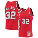 Portland Trail Blazers Bill Walton Mitchell & Ness Red 1976-77 Hardwood Classics Swingman Player Jersey