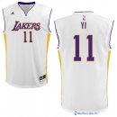 Maillot NBA Pas Cher Los Angeles Lakers Yi 11 Blanc