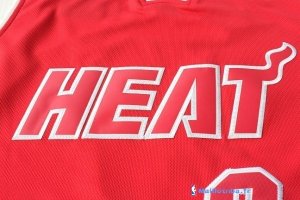 Maillot NBA Pas Cher Noël Rouge Miami Heat Wade 3