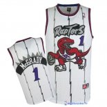 Maillot NBA Pas Cher Toronto Raptors Tracy McGrady 1 Retro Bleu