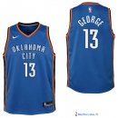 Maillot NBA Pas Cher Oklahoma City Thunder Junior Paul George 13 Bleu Icon 2017/18