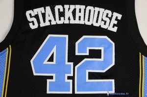 Maillot NCAA Pas Cher North Carolina Jerry Stackhouse 42 Noir