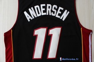 Maillot NBA Pas Cher Miami Heat Chris Andersen 11 Noir Rouge