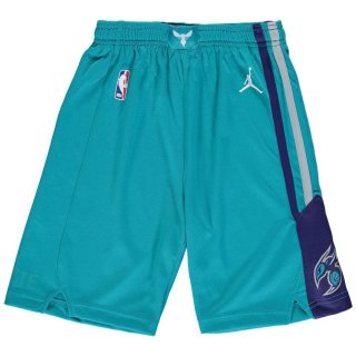 Charlotte Hornets Jordan Brand AquaPurple Swingman Icon Performance Shorts