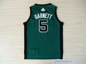 Maillot NBA Pas Cher Boston Celtics Kevin Garnett 5 Vert Noir