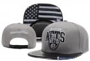 Bonnet NBA Brooklyn Nets USA 2016 Drapeau Gris