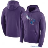 Sweat Capuche NBA Charlotte Hornets Purpura