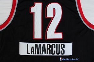 Maillot NBA Pas Cher Noël Portland Trail Blazers LaMarcus 12 Noir