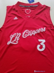 Maillot NBA Pas Cher Noël Los Angeles Clippers Chris Paul 3 Rouge