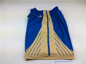 Pantalon NBA Pas Cher Golden State Warriors Bleu 2015 Noël