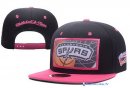 Bonnet NBA San Antonio Spurs 2017 Noir Rose 1