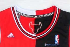 Maillot NBA Pas Cher Chicago Bulls Michael Jordan 23 Rouge Noir Blanc