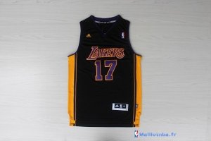 Maillot NBA Pas Cher Los Angeles Lakers Jeremy Lin 17 Noir