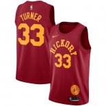 Indiana Pacers Myles Turner Nike Red Hardwood Classics Swingman Jersey