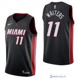 Maillot NBA Pas Cher Miami Heat Dion Waiters 11 Noir Icon 2017/18