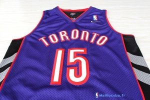 Maillot NBA Pas Cher Toronto Raptors Vince Carter 15 Pourpre Bleu