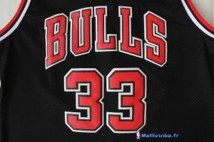 Maillot NBA Pas Cher Chicago Bulls Scottie Pippen 33 Noir