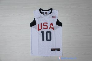 Maillot NBA Pas Cher USA 2008 Bryant 10 Blanc