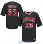 Maillot NBA Pas Cher Chicago Bulls Michael Jordan 23 Noir MC