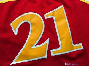 Maillot NBA Pas Cher Atlanta Hawks Dominique Wilkins 21 Rouge