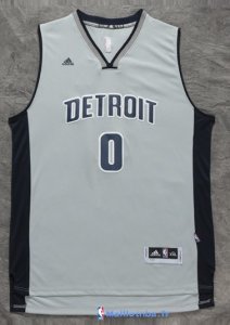 Maillot NBA Pas Cher Detroit Pistons Andre Drummond 0 Gris