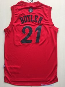 Maillot NBA Pas Cher Noël Chicago Bulls Jimmy Butler 21 Rouge