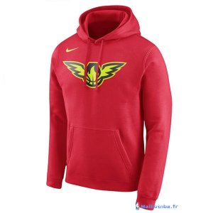 Sweat Capuche NBA Atlanta Hawks Nike Rouge