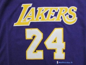 Maillot NBA Pas Cher Los Angeles Lakers Junior Kobe Bryant 24 Pourpre