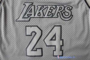 Maillot NBA Pas Cher Los Angeles Lakers Kobe Bryant 24 Gris